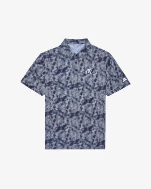 ADIDAS ULTIMATE365 TEXTURED PRINT POLO SHIRT