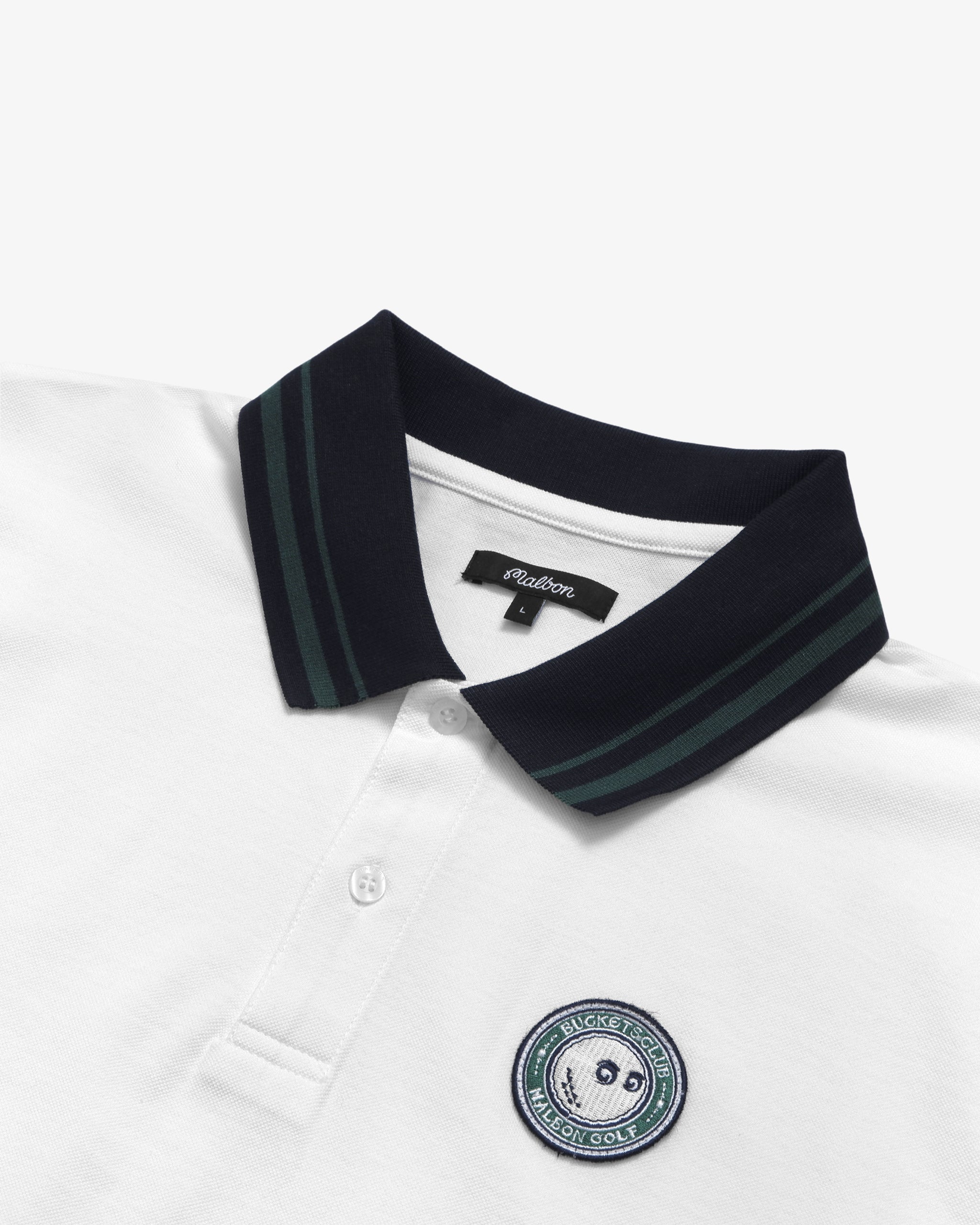 BUCKETS CLUB FOUNDERS TIPPED PIQUE POLO - Image 2