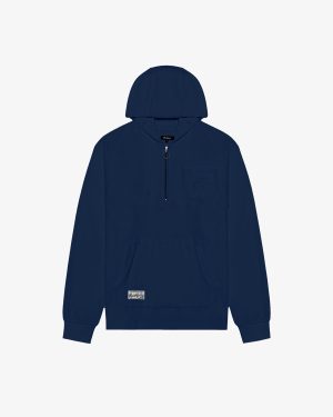 CASTELLO FRENCH TERRY QUARTER ZIP HOODIE