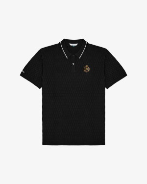 CREST KNIT POLO