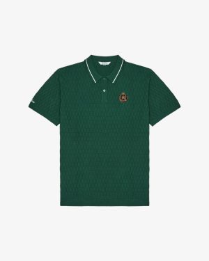 CREST KNIT POLO