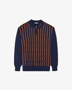 LINKS POLO SWEATER