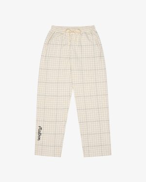 BON SCRIPT PLAID SWEATPANT