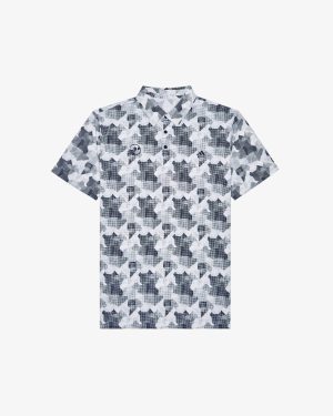 MALBON X ADIDAS GO-TO PRINTED POLO SHIRT