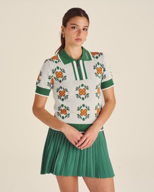 LUCIA QUARTER ZIP POLO