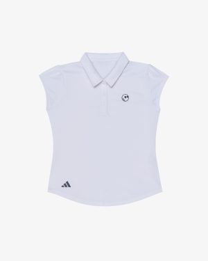 MALBON X ADIDAS YOUTH PERFORMANCE SHORT SLEEVE POLO (GIRLS)